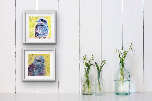 Kookaburra set in situ art