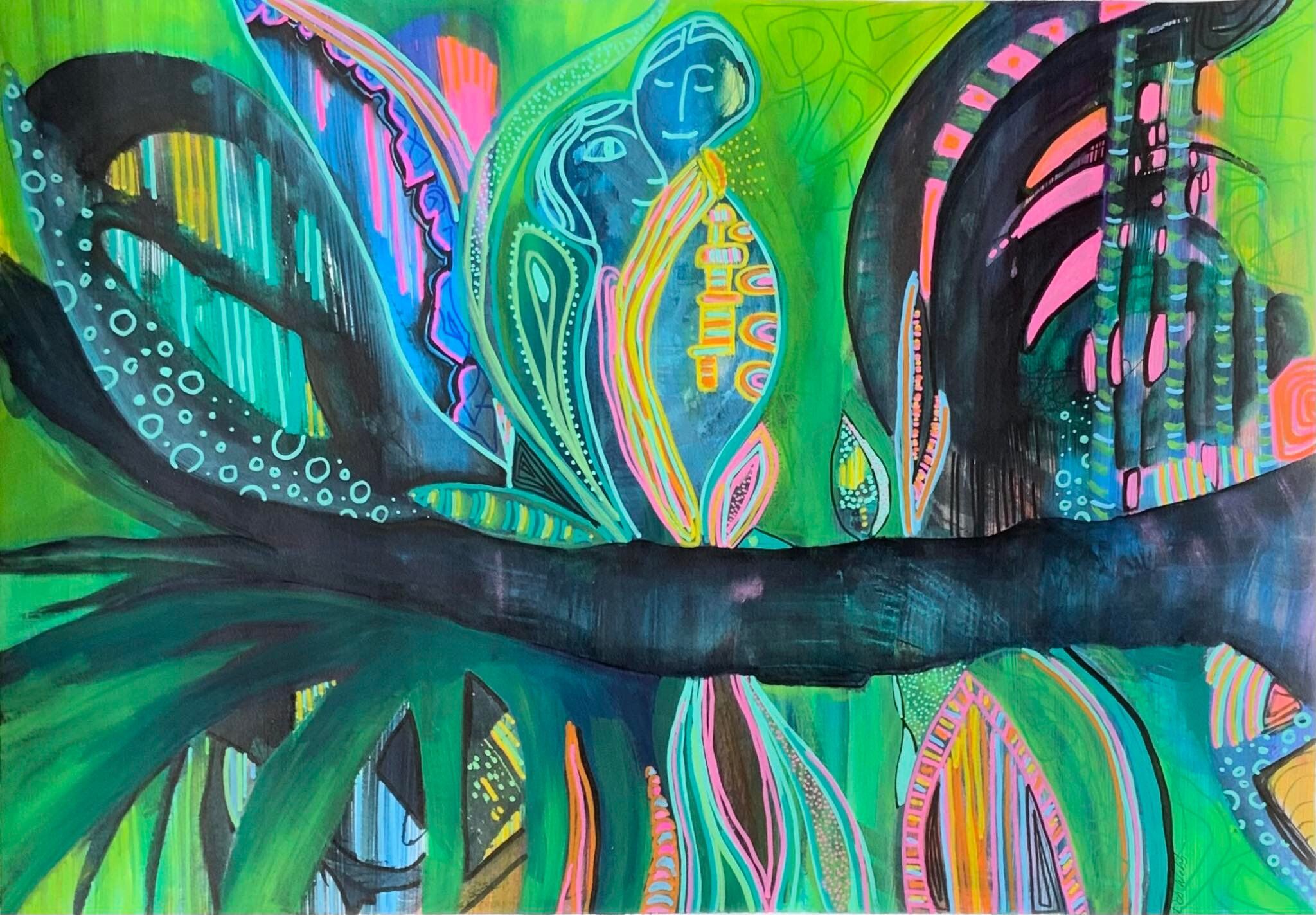 show yourself original paper artwork