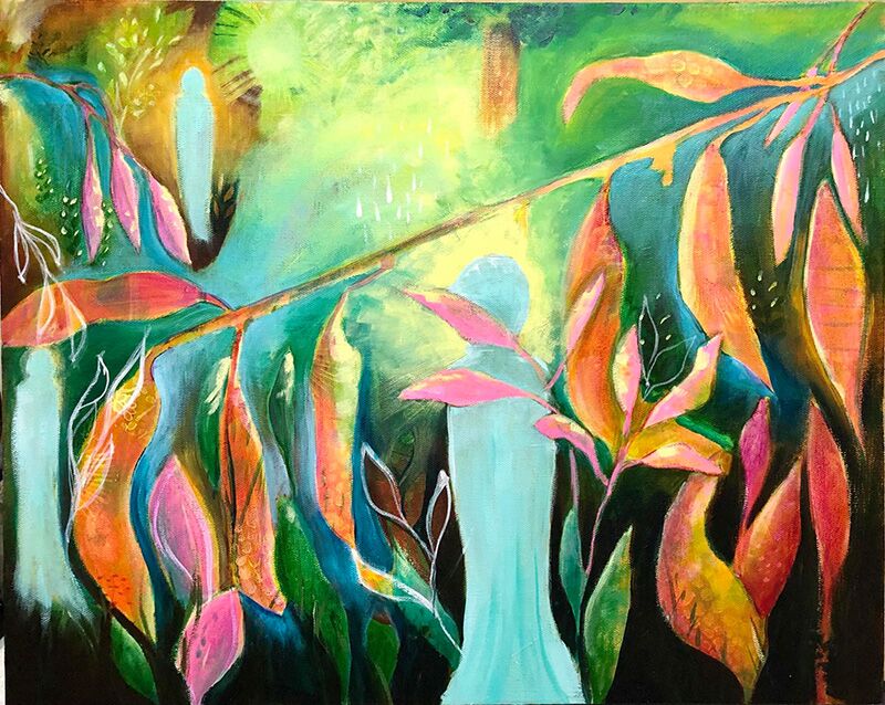 Enter the garden original artwork