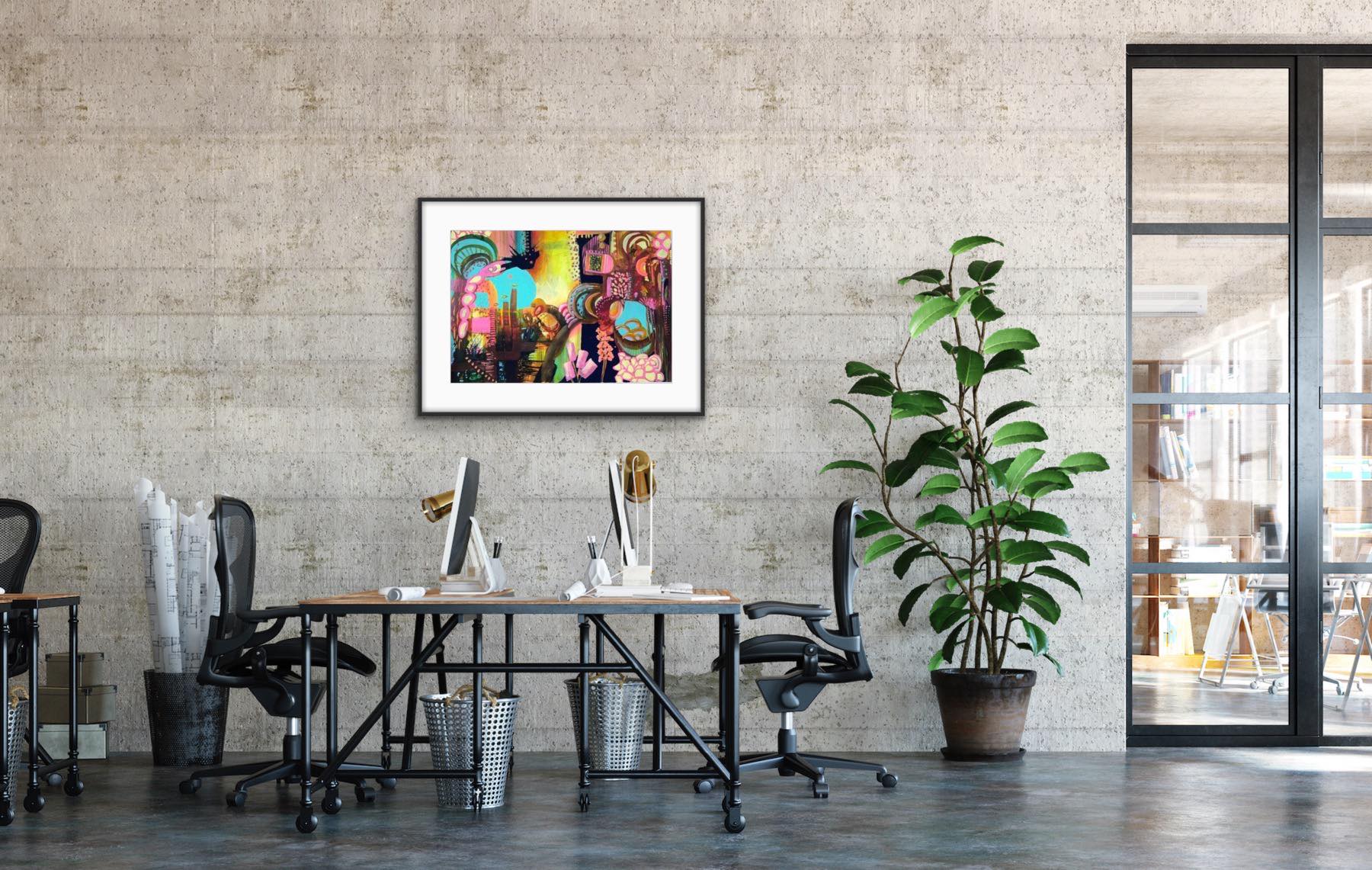see beauty in all things original paper artwork